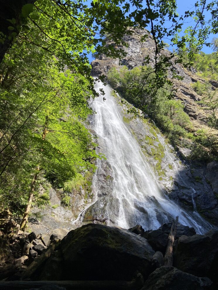 Rocky Brook Falls in Brinnon, WA